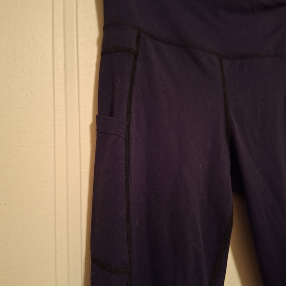 Black leggings size S, with a large pocket on each side - Picture 3 of 4